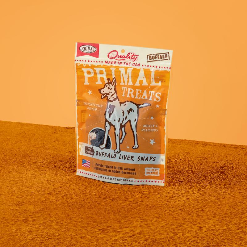 Buffalo Liver Snaps Primal Treats Pure Heart Pet Boutique