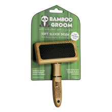 Load image into Gallery viewer, Slicker Bamboo Groom Brush
