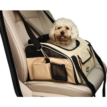 Load image into Gallery viewer, Collapsible Travel Car Seat (Beige)
